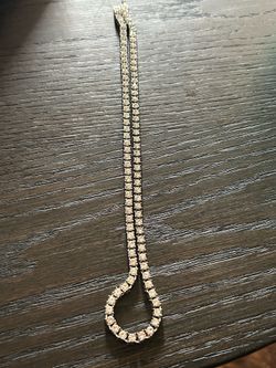 Cubic Zirconia Tennis Necklace