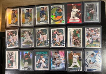 ⚾ 24-Card Logan Gilbert Rookie & Prospect Lot – Bowman Chrome, Mojo, RCs & Parallels! ⚾