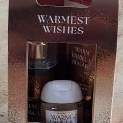 Bath and Body Works 
Mini Gift Set- Warm Vanilla Sugar 