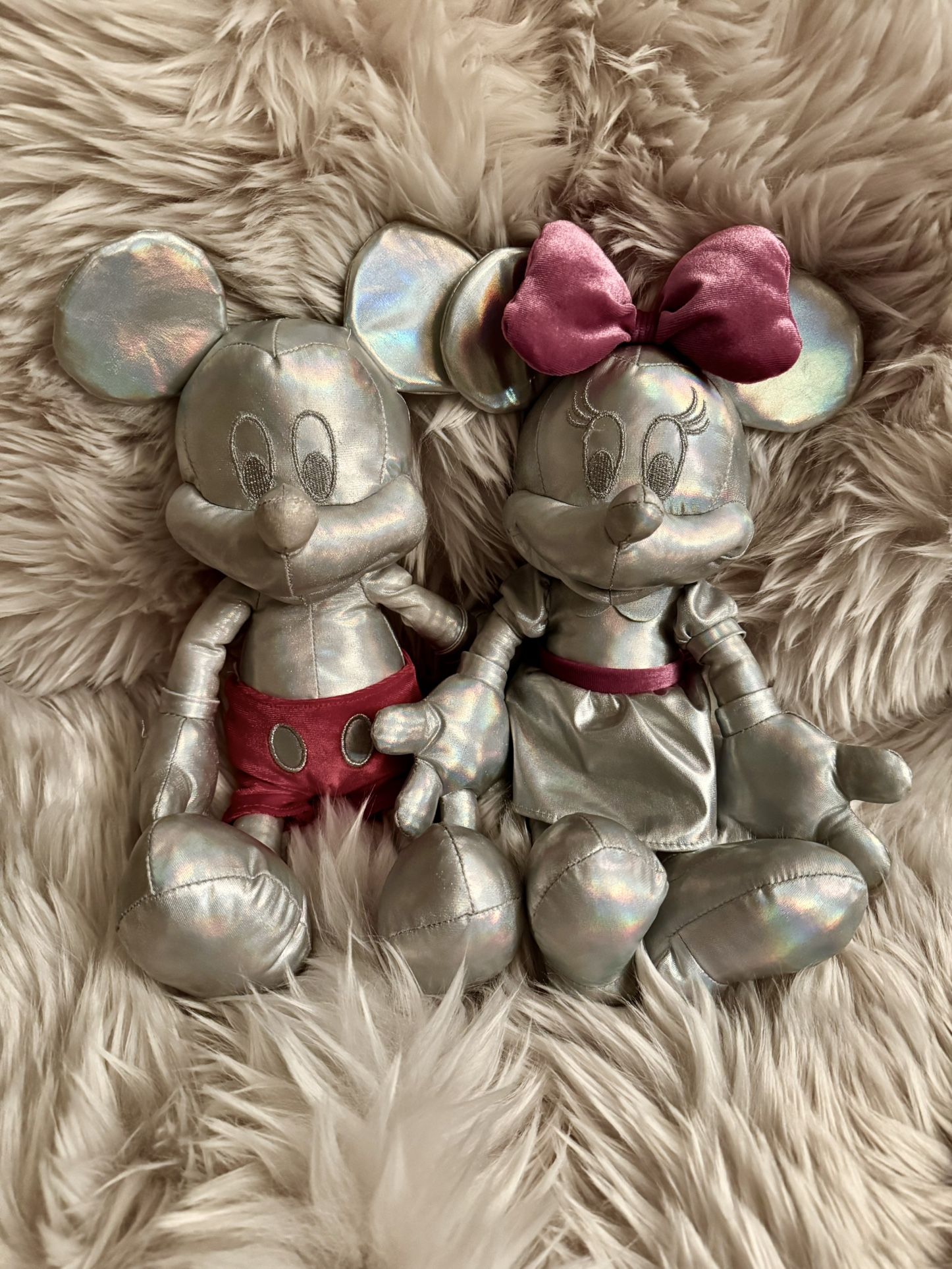 Disney 100th Anniversary Minnie & Mickey Plush