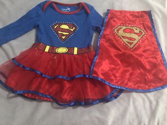 Supergirl Costume 12/18 month
