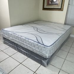 New Queen Mattress And boxspring Set! FREE SAME DAY DELIVERY 