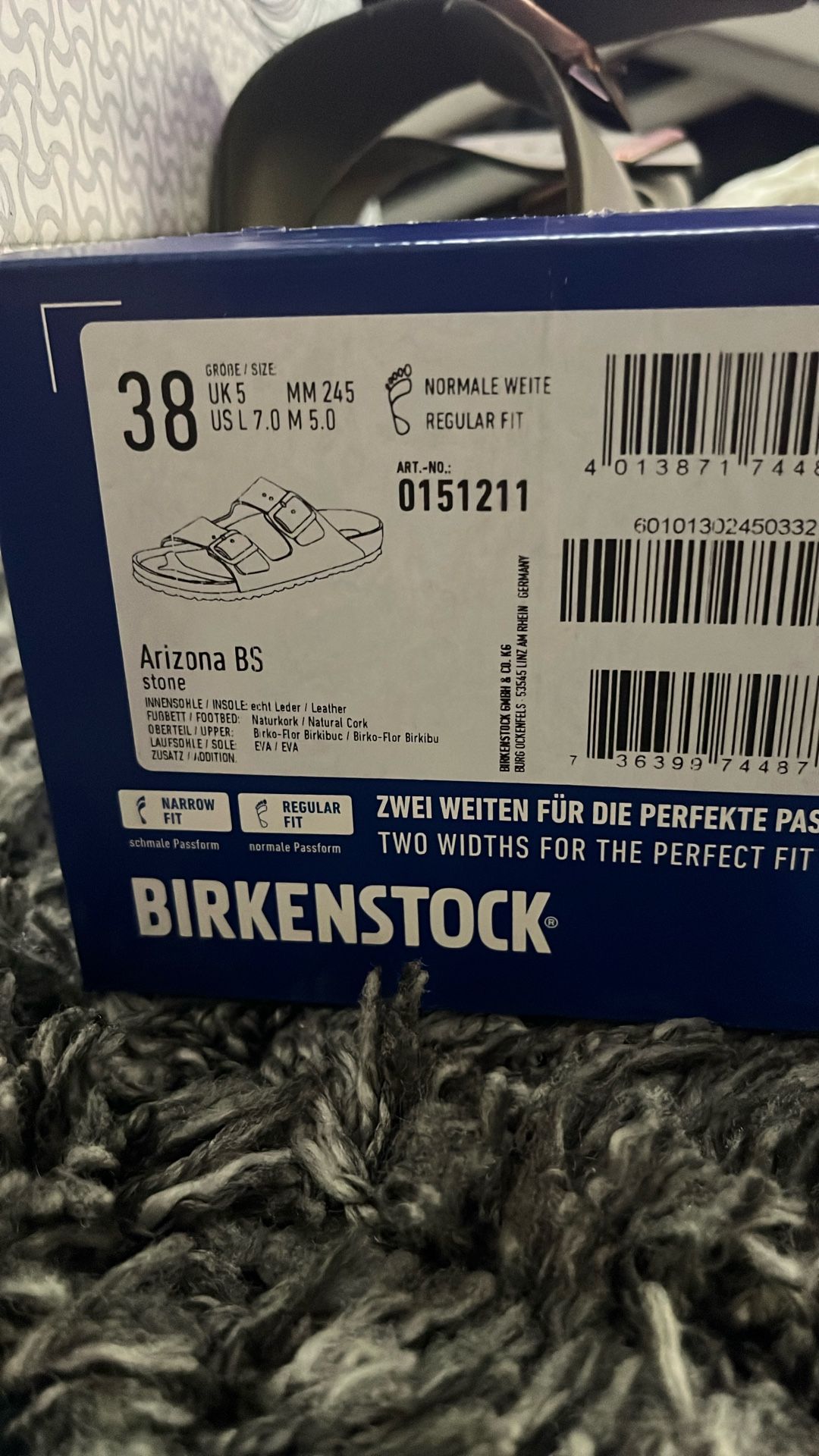 New Birkenstock Size 7