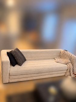 CB2 Bouclé Sofa | Modern Designer Couch
