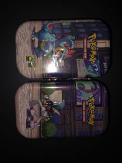 Pokémon mini tins