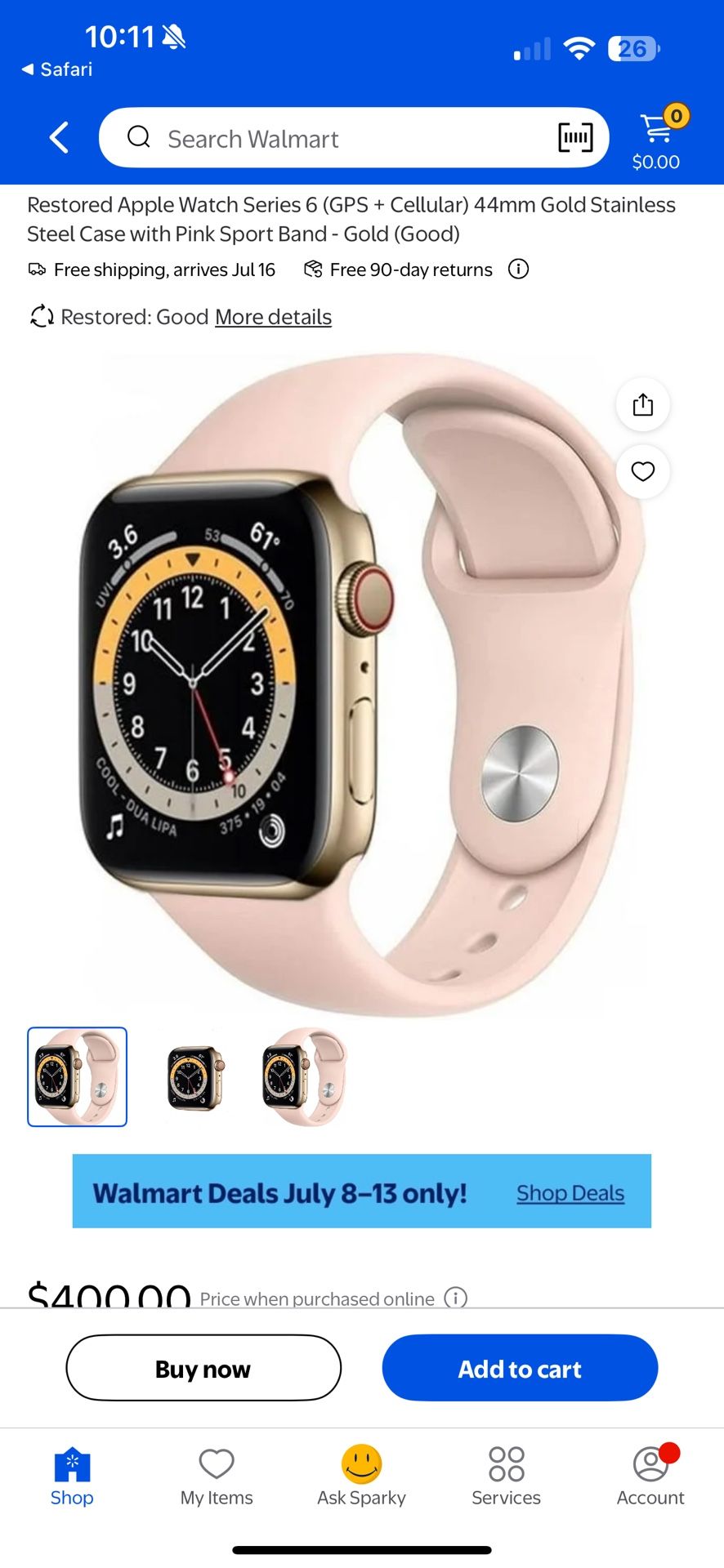 Series 6 Apple Watch