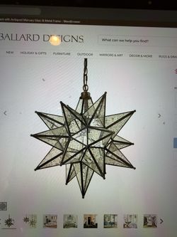 Moravian Star Pendant 
