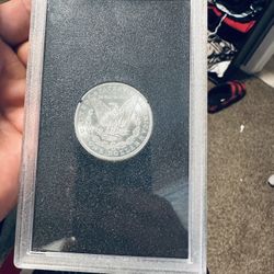 1884 Carson City Morgan Dollar Unc With GSA