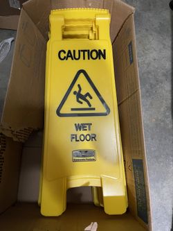 4 Wet Floor Sign (Rubbermaid)