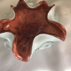 Italian Murano Candy / Bowl Mid Century