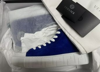 Versace Grace High-top Lace-up Sneakers
