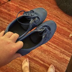 Blue/Gold Van’s Size 12 M
