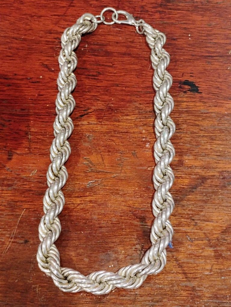 ANTIQUE VINTAGE STERLING SILVER CHAIN