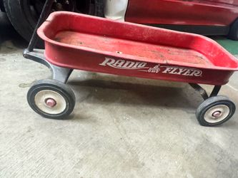 Vintage radio flyer wagon