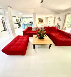 Large Red Couch - Non Smoker
