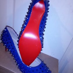 New Royal Blue Heels Size 10