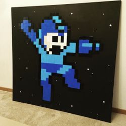 Mega Man Artwork  (large 4’x4’)
