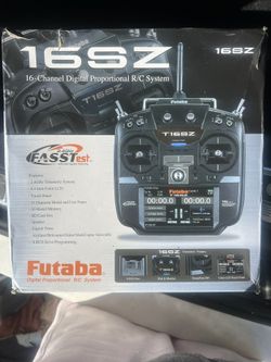 FUTK9461 Futaba 16SZH 16SZ 2.4GHz FASSTest Heli Radio System R7008SB Receiver