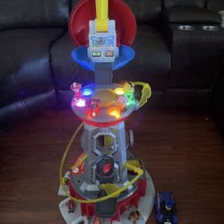 Paw 🐾 Patrol 🐾 Mighty Lookout Tower with 9 figures