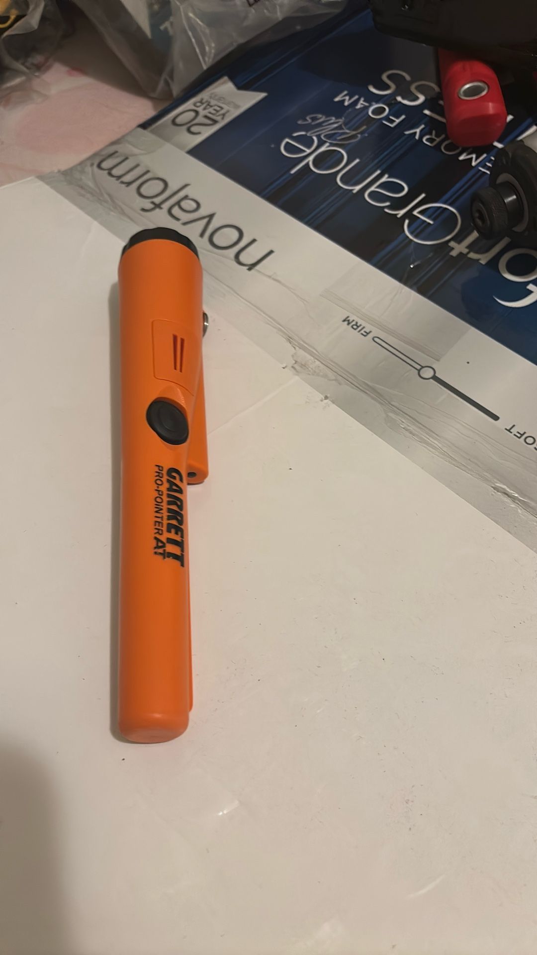 PRO-POINTER AT GARRET DETECTOR