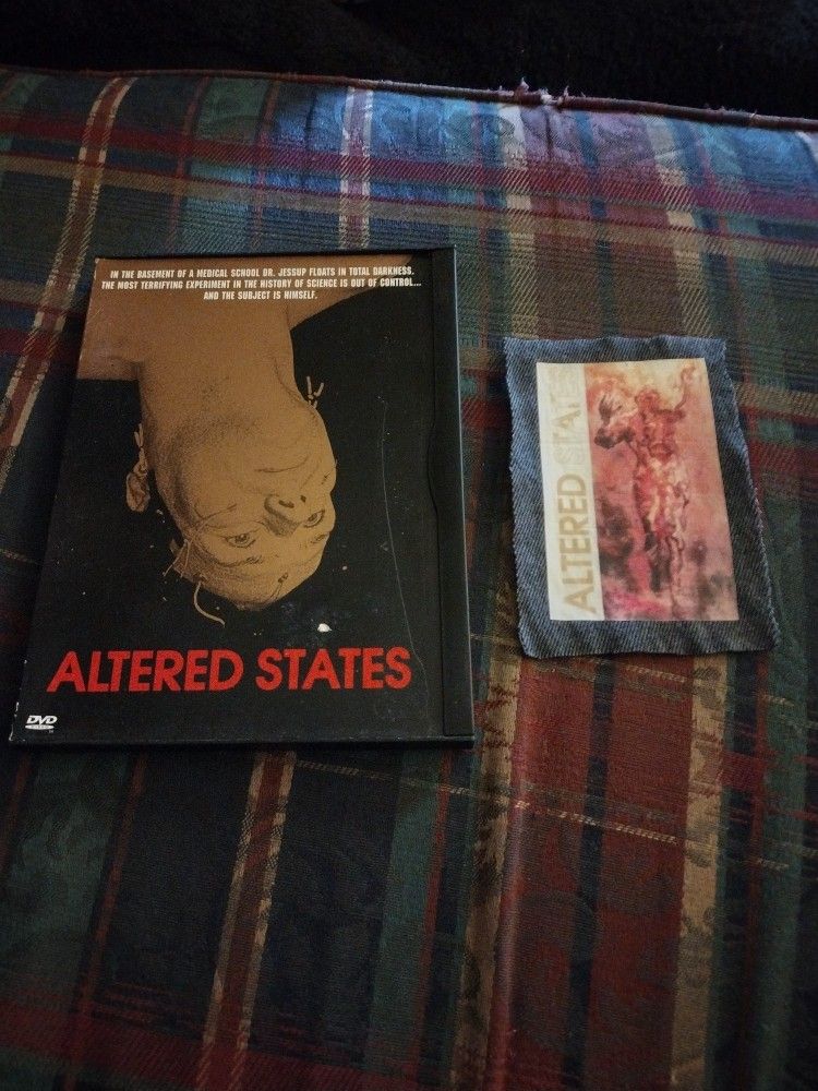 Altered States DVD with custom made patch 