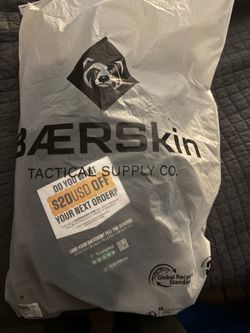 BAER SKIN TACTICAL HOODIE BLACK- Large