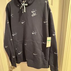 Xl Nike Hoodie All Over Print Brand New 