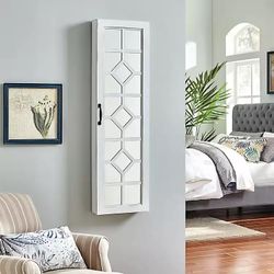 White Eloise Jewelry Armoire