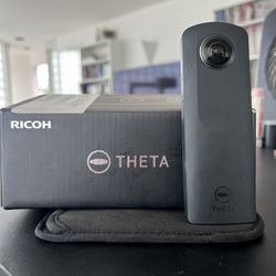 Ricoh Theta S 360 VR Camera – Black – Original Packaging, Excellent Condition!
