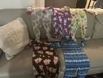 2 Yr Carters Footed Pjs (5 for $10)