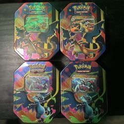 Pokemon Mega Charizard XY Tins