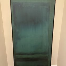 Crate & Barrel Emerald Wall Art