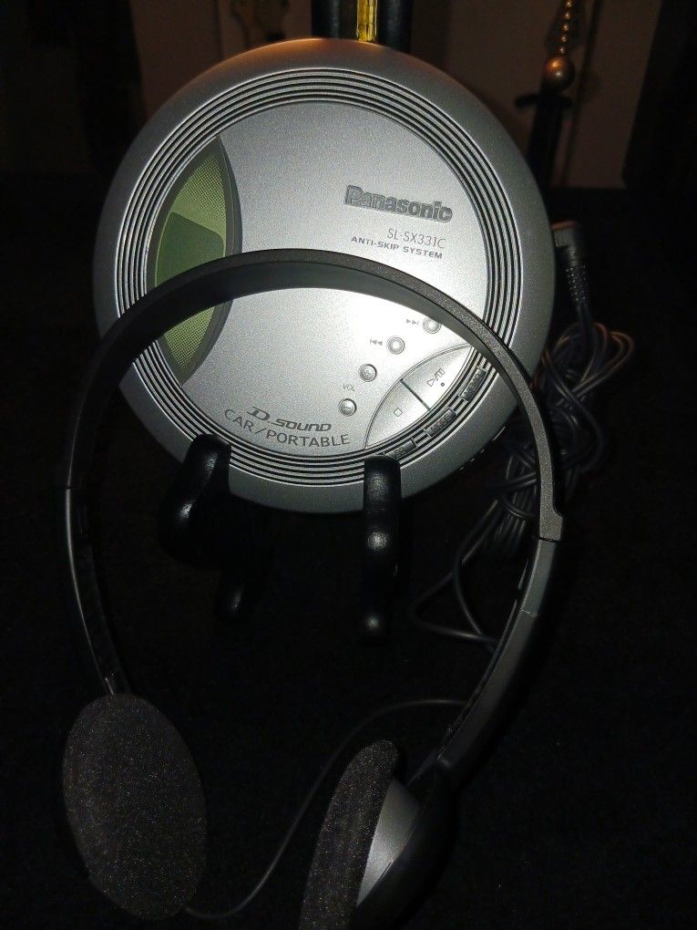 Panasonic SL/sx331c Anti-skip System D Sound Car/portable CD Player