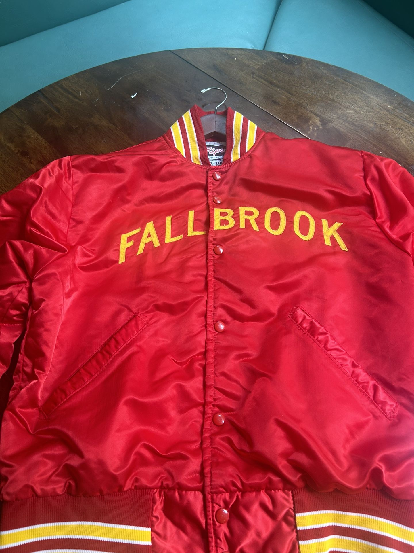 Vintage Fallbrook Baseball Jacket Size L