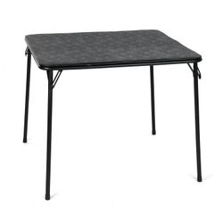 Homy Casa FERN 80 BK PVC Table "31.5" Dining Table for Home and Workspace