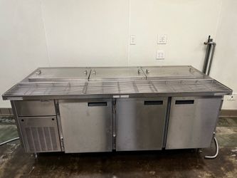 Pizza or Sandwich Prep Cart