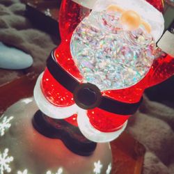 SANTA CLAUSE CANDLE LIGHT HOLDER 
