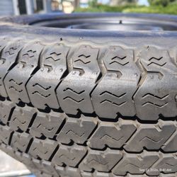VW vanagon rims and tires 14x195 light truck tires new 400 or best offer