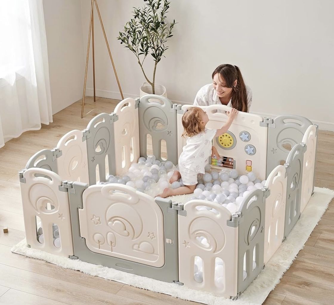 Foldable Play pen Fortella Cloud Castle
