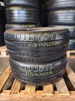 225 50R 17 USED TIRES HANKOOK 2255017 USED TIRES (PAIR) MOUNT BALANCE INCLUDED