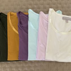 Banana Republic Satin Neck Tee