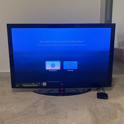 42” TV With 3rd Gen Apple TV and Universal Remote 