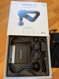 Theragun Prime percussive hand massager.