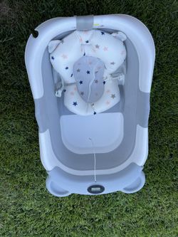 Baby Bath Tub W THERMOMETER