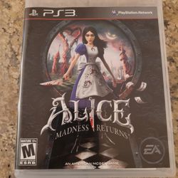 PlayStation 3 Alice: Madness Returns 