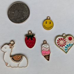Random Pendant Charms Necklace Bracelet