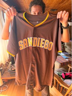 San Diego Padres Fernando Tatis Jr. #23 Brown Striped Baseball Jerseys Brand new in the plastic M&L