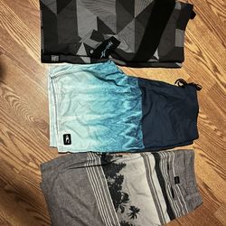 O'Neil (2) & Muai And Sons(1) Men’s Swim Trunks Drawstrin pull on Sz 36