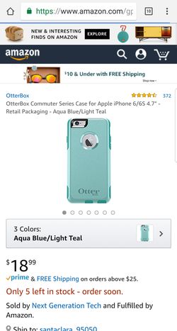 OtterBox Commuter Series Case for Apple iPhone 6/6S 4.7"