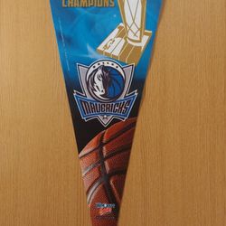 Dallas Mavericks 2011 NBA Hockey Championship Premium Felt Pennant